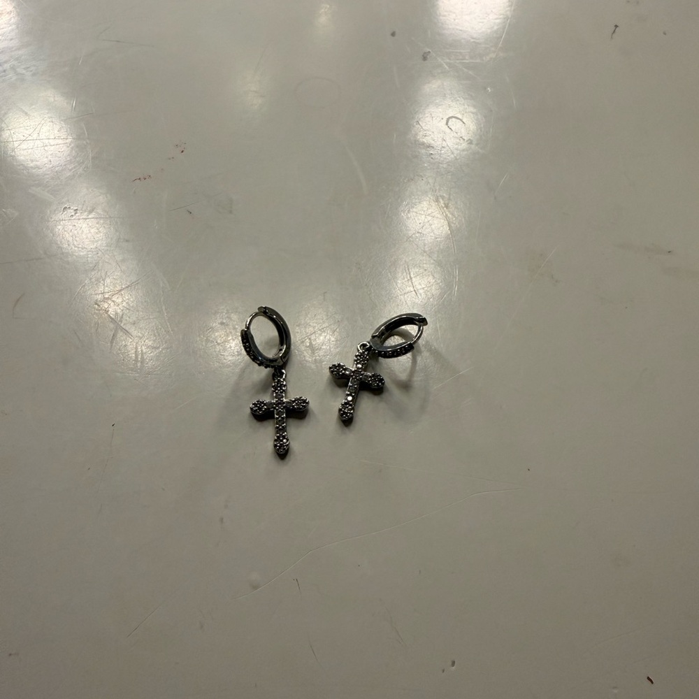 cross brandy melville earrings